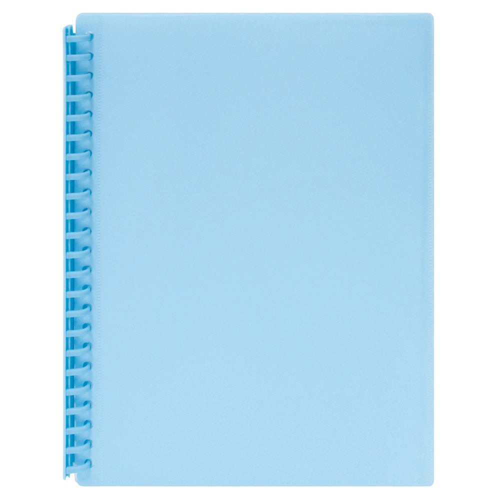 2008601-marbig-20-pocket-a4-refillable-display-book-w-insert-cover-blue