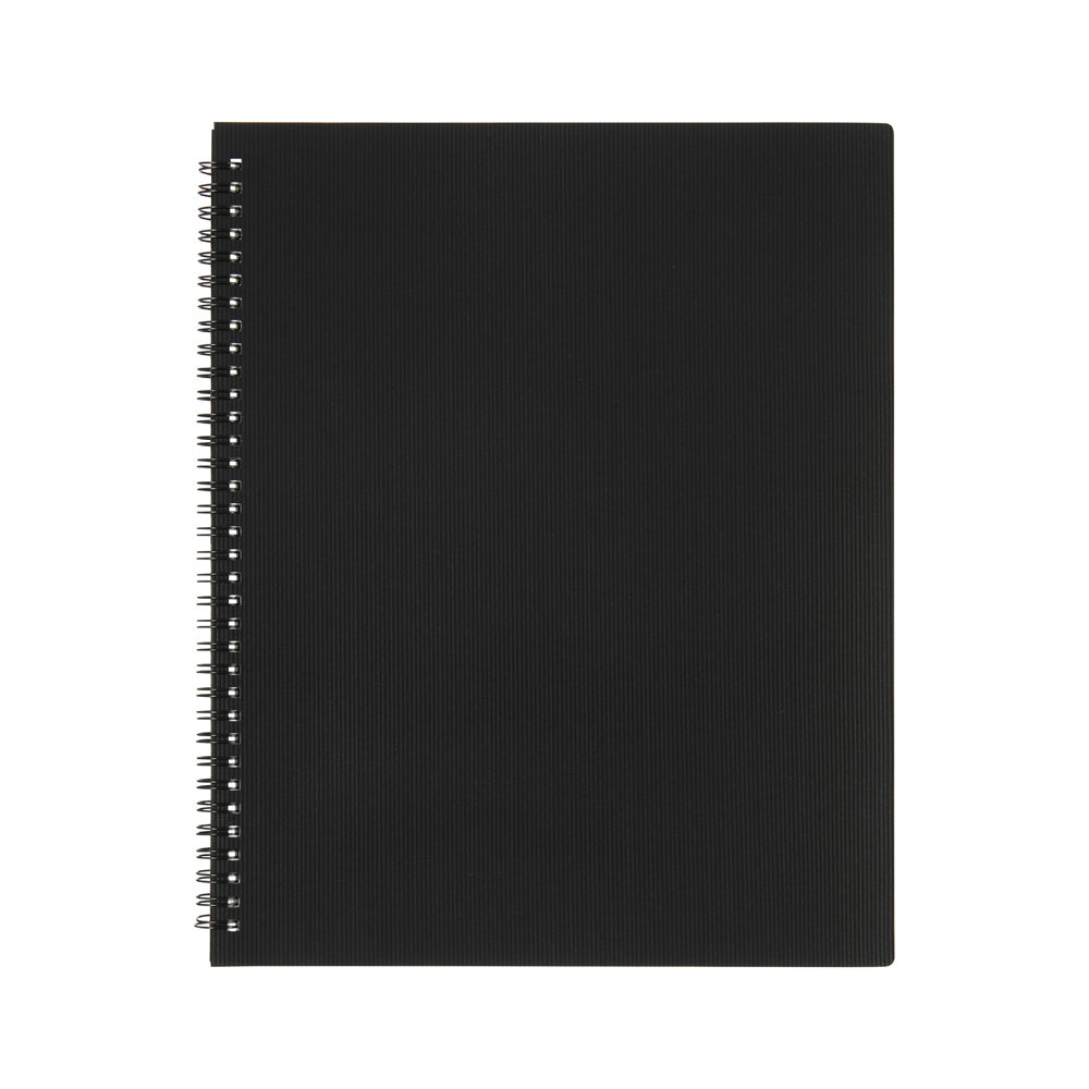 2008702-marbig-30-fixed-pocket-a4-twin-wire-display-book-black