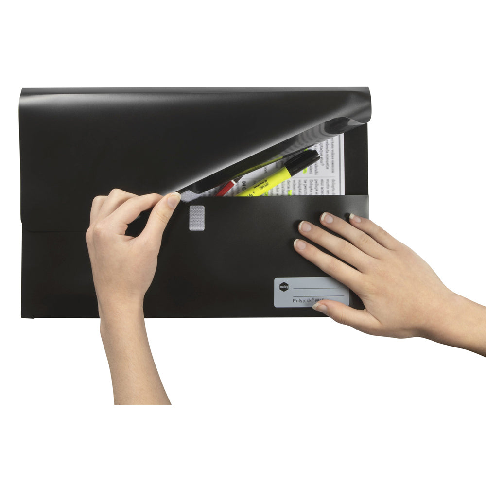 2011002-marbig-footscalp-polypick-document-filing-wallet-black