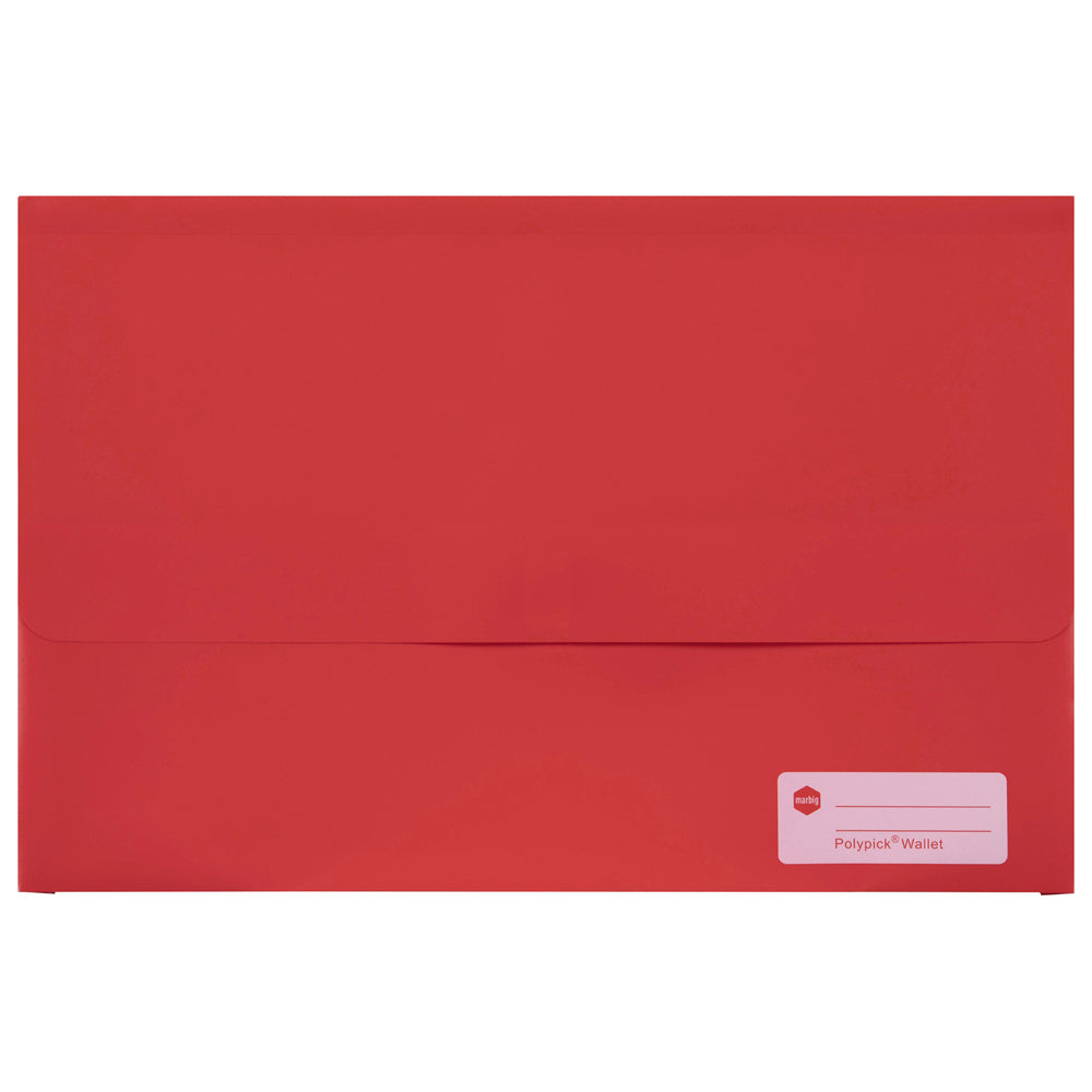 2011003-marbig-footscalp-polypick-document-filing-wallet-red