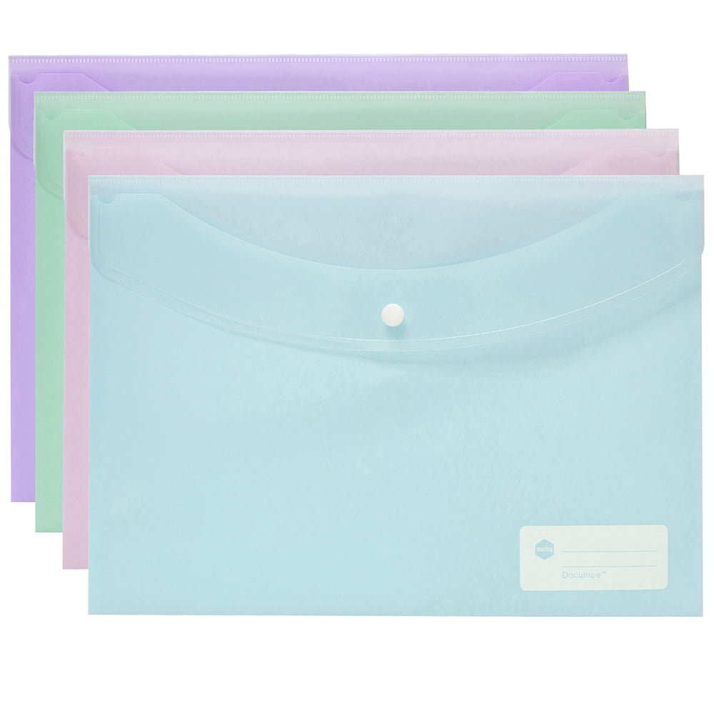 2015098-marbig-transparent-doculope-document-wallet-a4-assorted-pastels