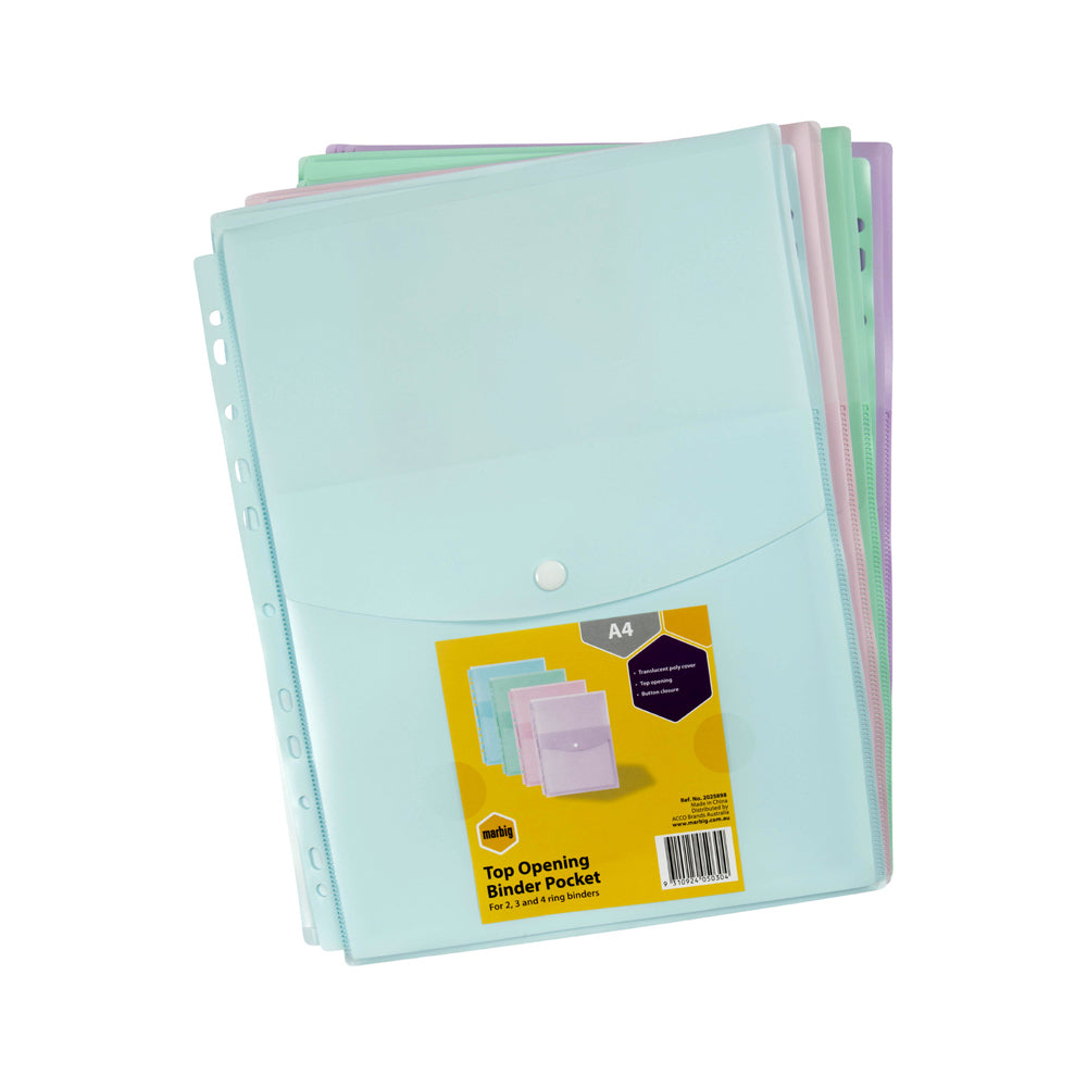 2025898-marbig-pastel-top-open-a4-ring-binder-wallet-pocket-sleeve-assorted