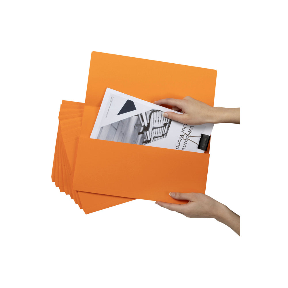 4004306-10pc-marbig-brights-slimpick-foolscap-document-wallet-orange