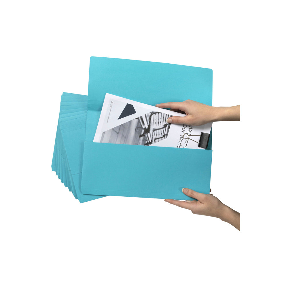 4004317-10pc-marbig-brights-slimpick-foolscap-document-wallet-blue