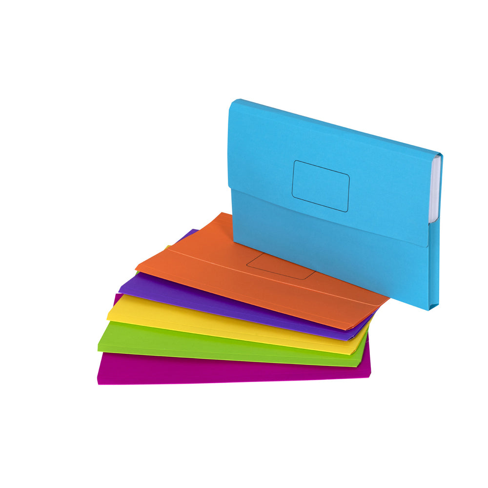 4004399-10pc-marbig-brights-slimpick-foolscap-document-wallet-assorted