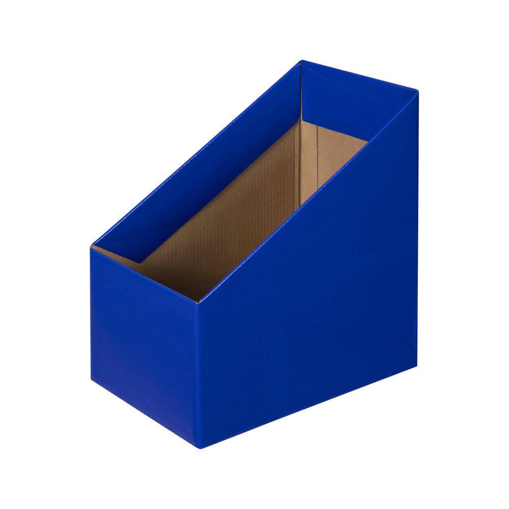 8005801-5pc-marbig-27x17cm-magazine-book-storage-holder-box-large-blue