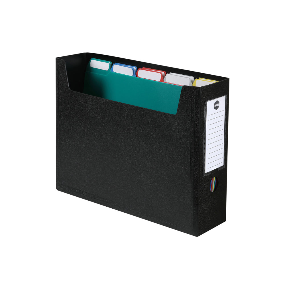 9002402-marbig-portable-32cm-file-organiser-w-10-files-black