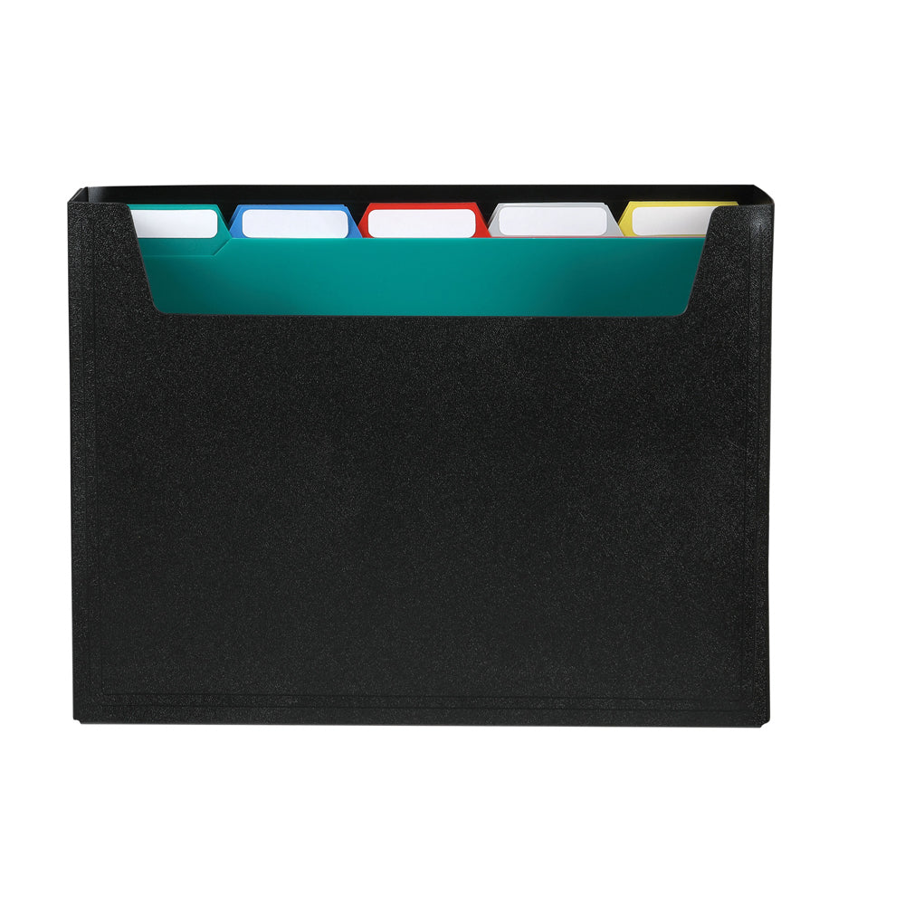 9002402-marbig-portable-32cm-file-organiser-w-10-files-black