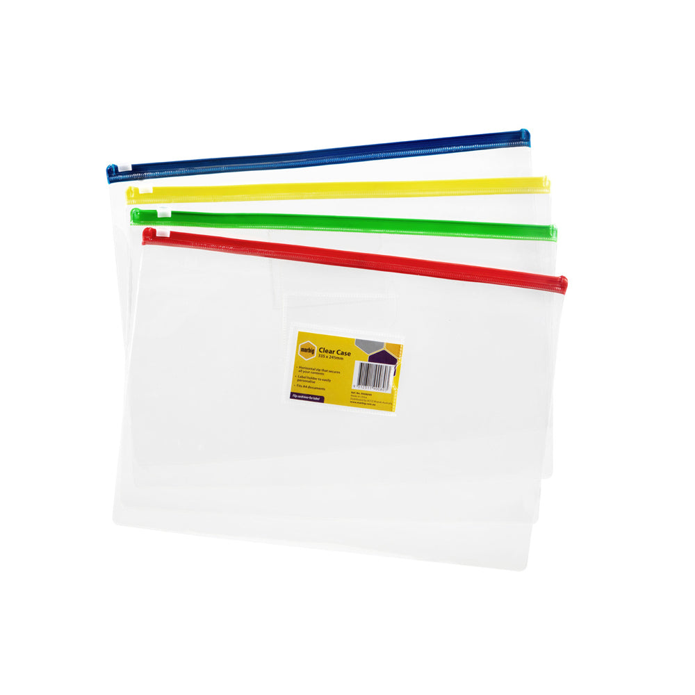 9008099-marbig-33-5cm-clear-case-a4-file-document-holder-pouch-assorted