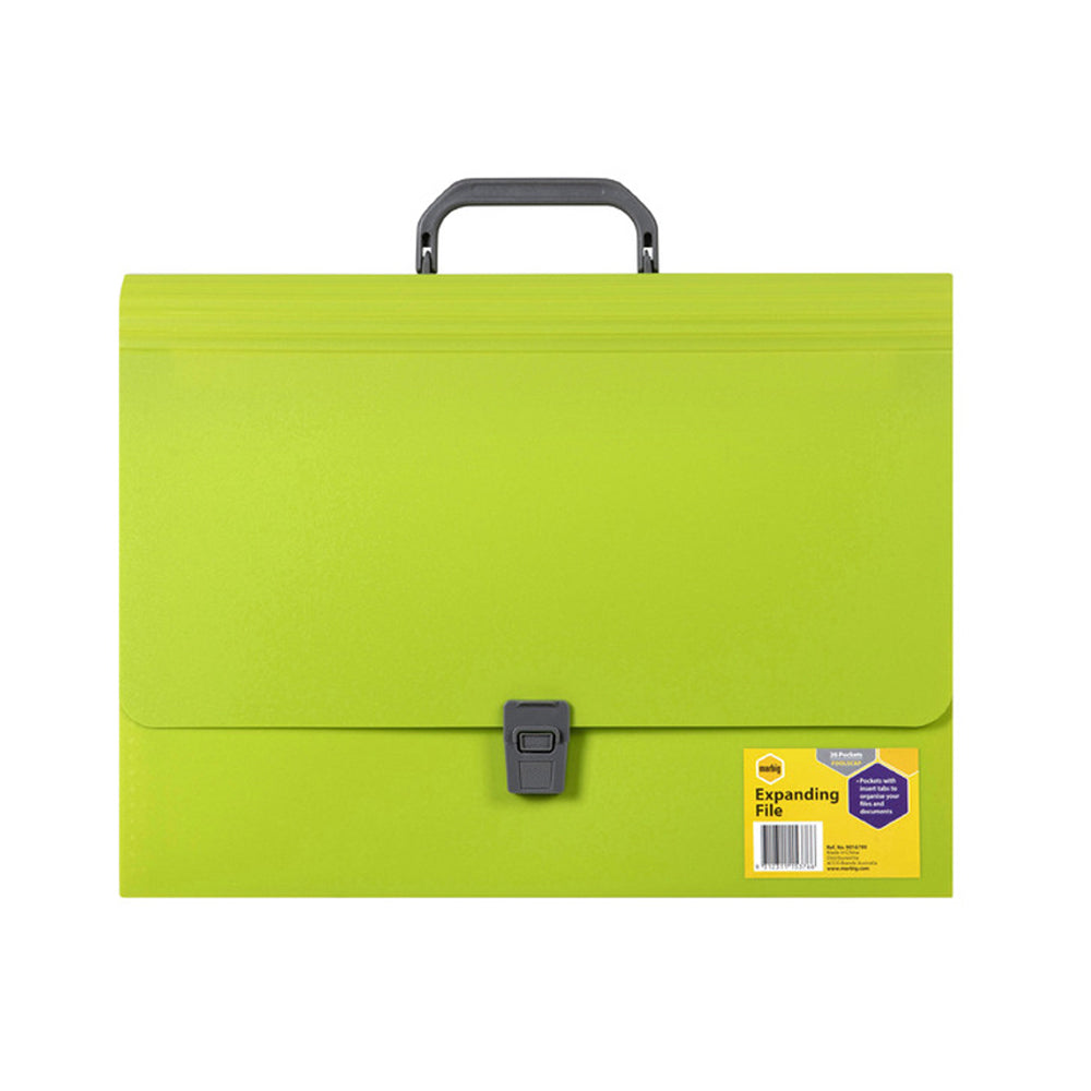 9016799-marbig-summer-2-pocket-expanding-foolscap-case-file-organiser-assorted