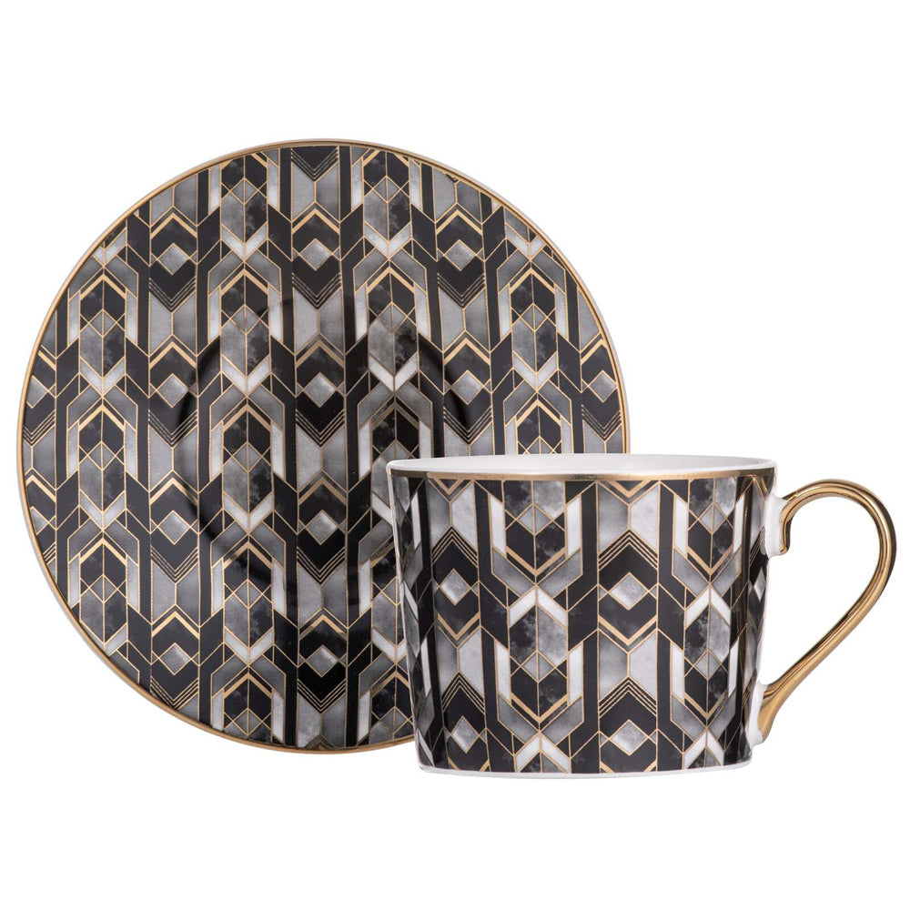 521805-2pc-ashdene-decadence-15cm-new-bone-china-tea-cup-saucer-set-noir