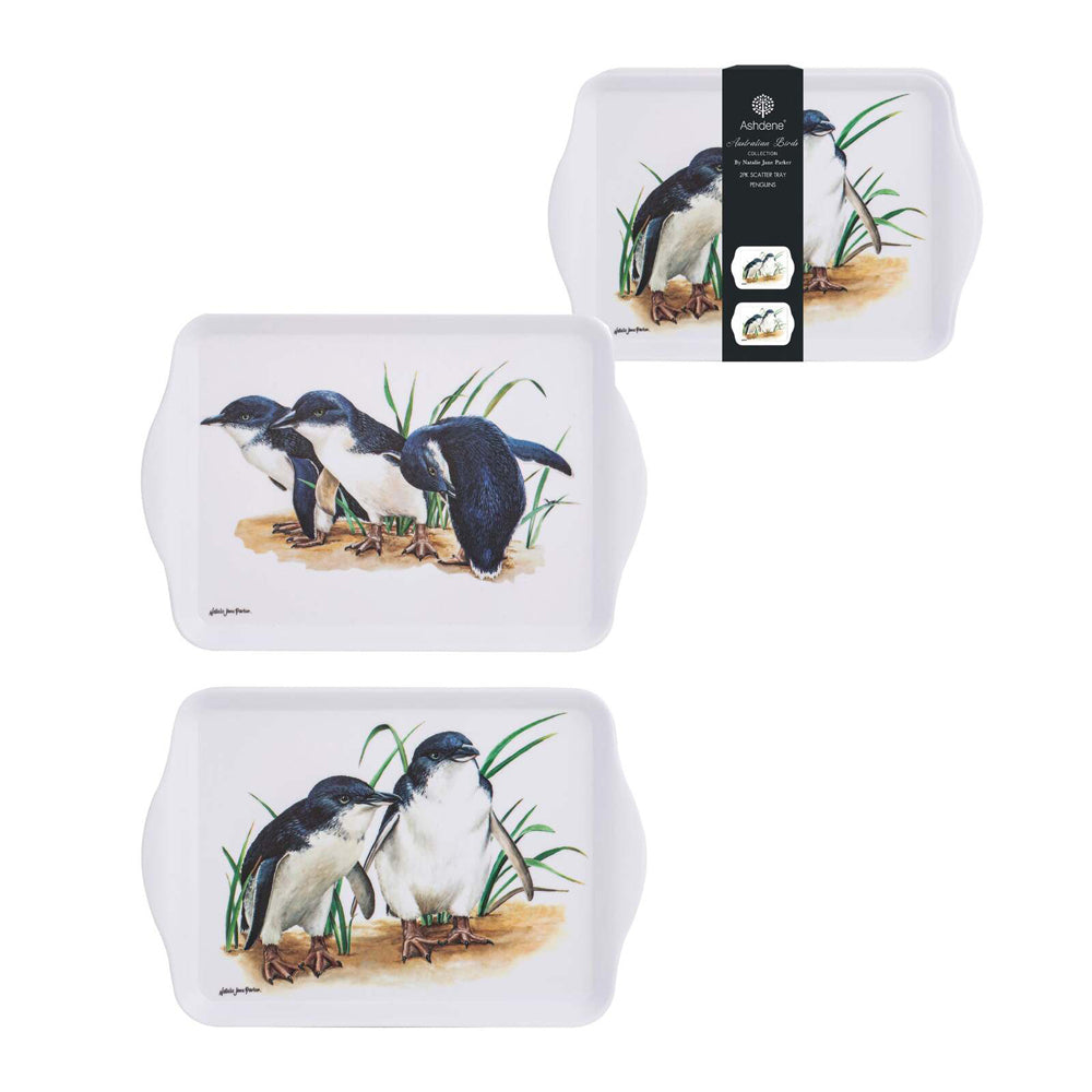 521813-2pk-ashdene-australian-birds-penguins-21cm-matte-melamine-scatter-tray