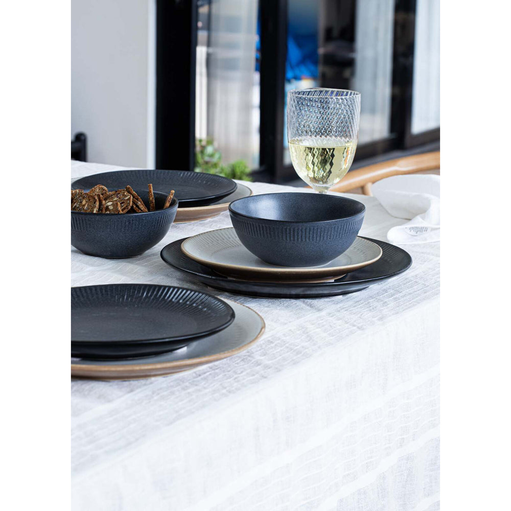 60776-12pc-ladelle-luna-stoneware-side-plate-dinner-bowl-dinnerware-set-charcoal