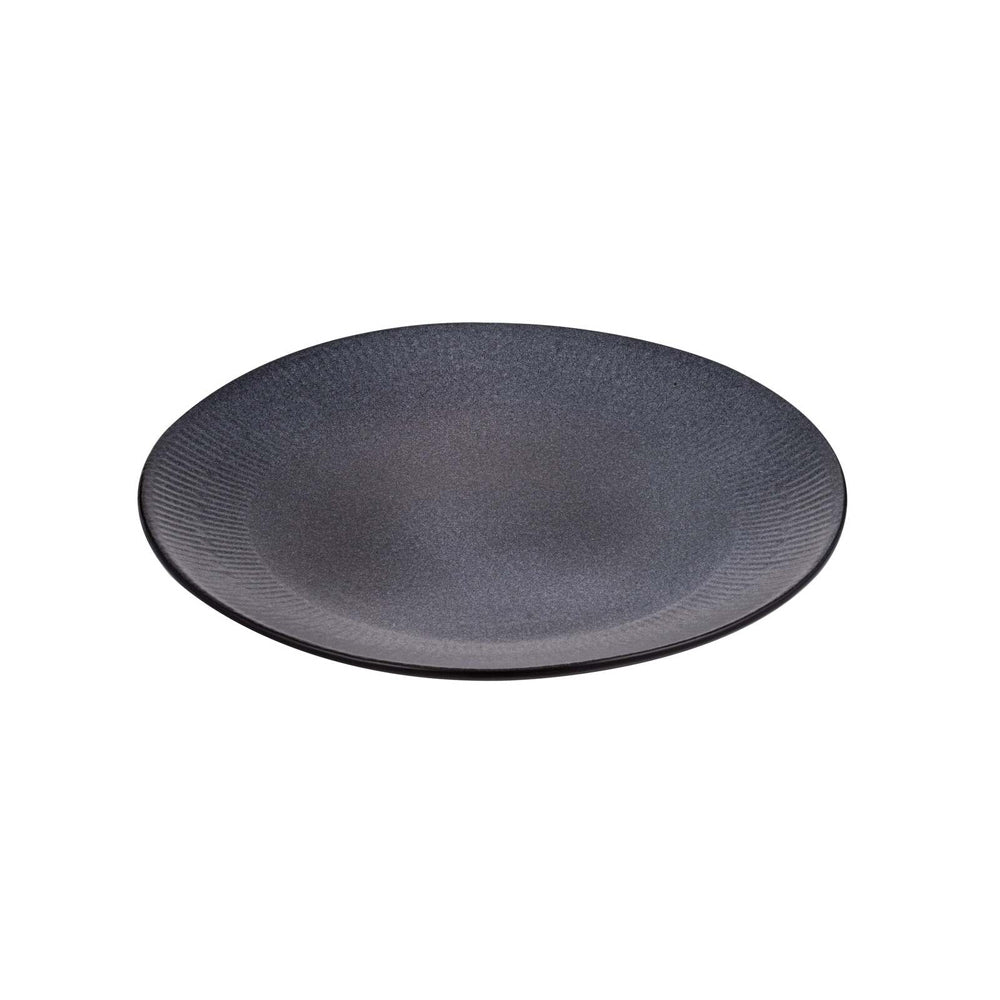 60776-12pc-ladelle-luna-stoneware-side-plate-dinner-bowl-dinnerware-set-charcoal