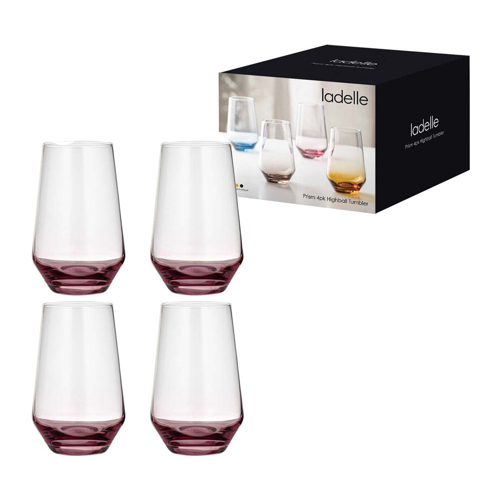 60791-4pk-ladelle-prism-400ml-highball-tumbler-drinkware-set-plum
