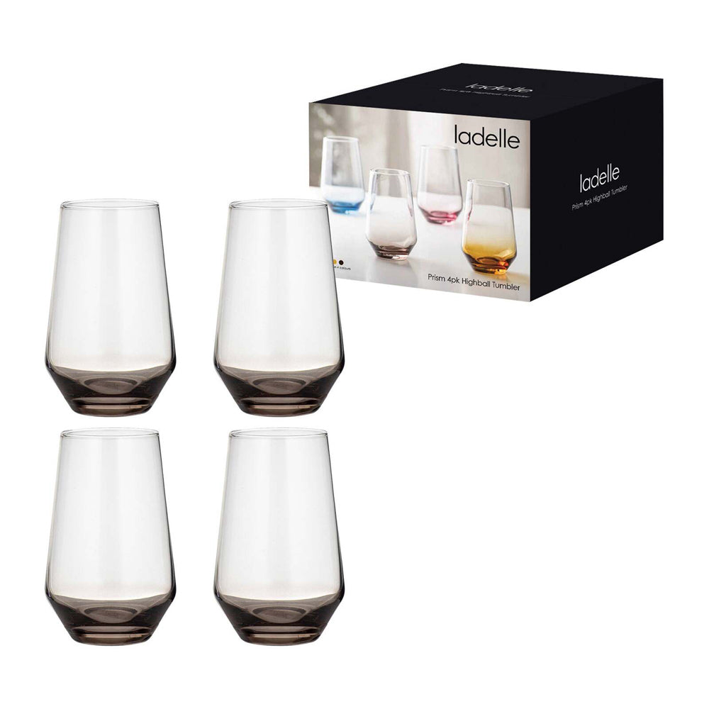 60799-4pk-ladelle-prism-400ml-highball-tumbler-drinkware-set-noir