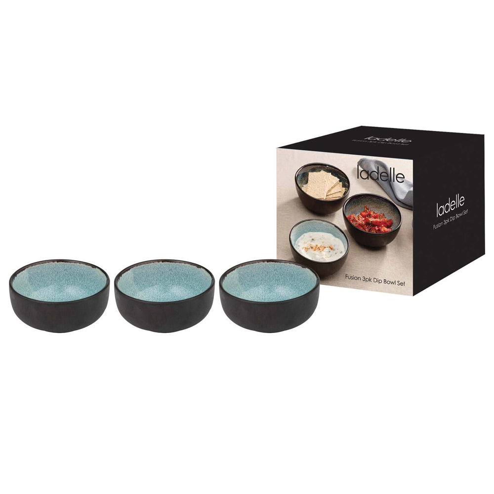 60867-3pk-ladelle-fusion-stoneware-10cm-dip-bowl-round-teal