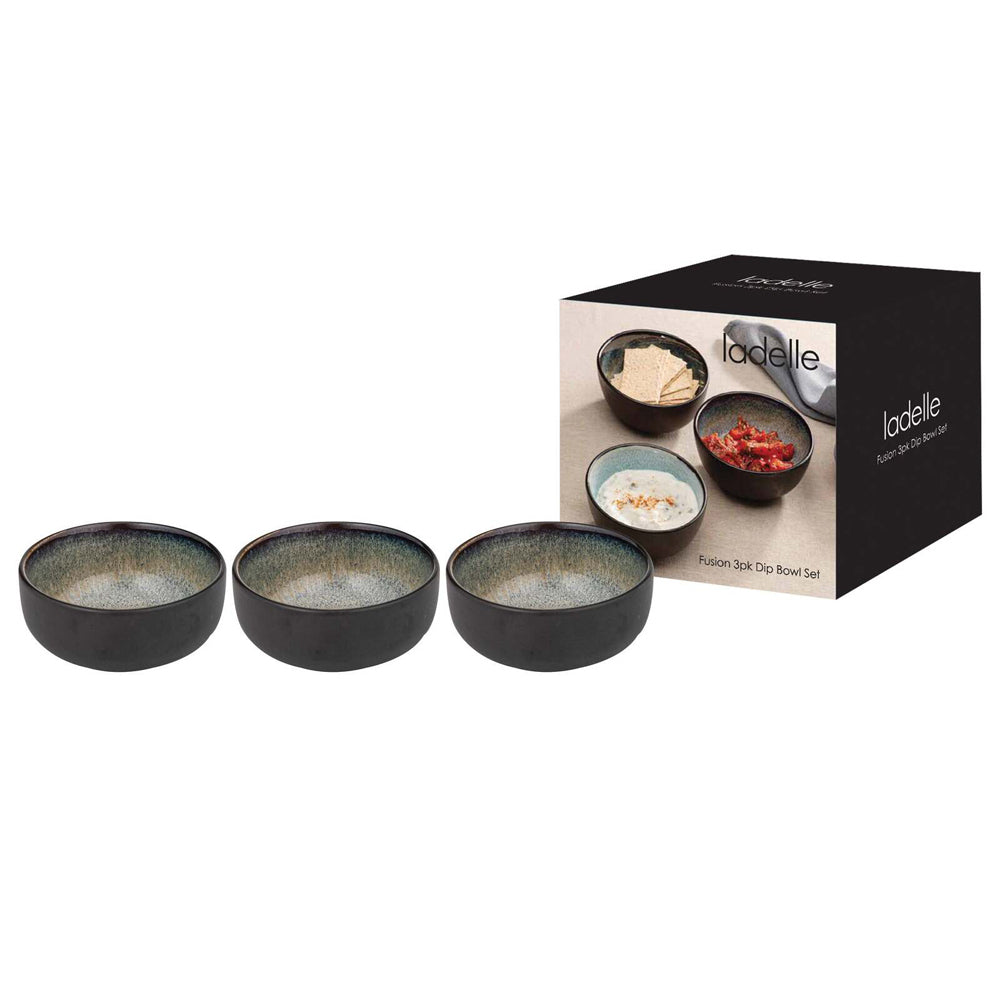 60868-3pk-ladelle-fusion-stoneware-10cm-dip-bowl-round-mocha