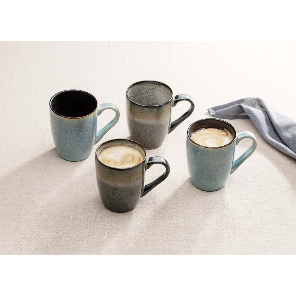 60871-4pk-ladelle-fusion-stoneware-10-5cm-390ml-mug-teal