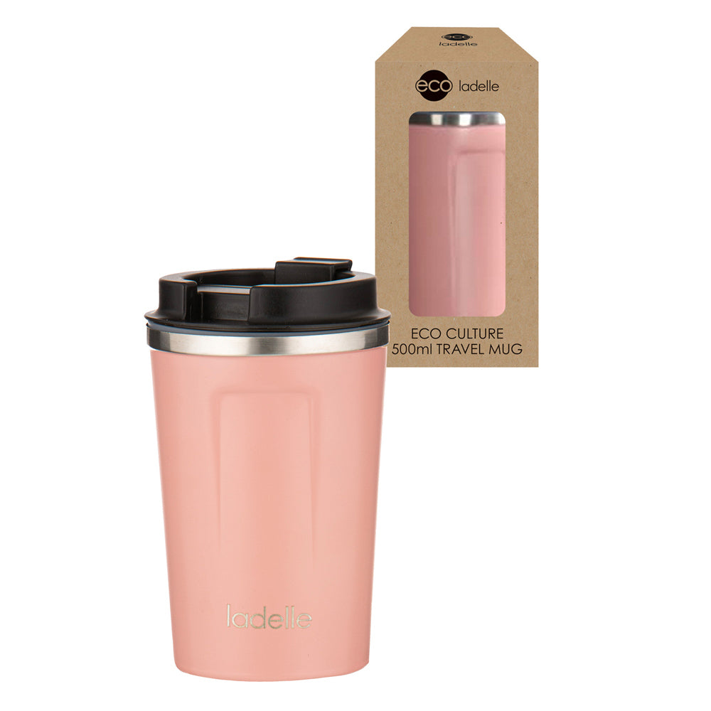 60888-ladelle-eco-culture-stainless-steel-pp-17cm-500ml-travel-mug-blush