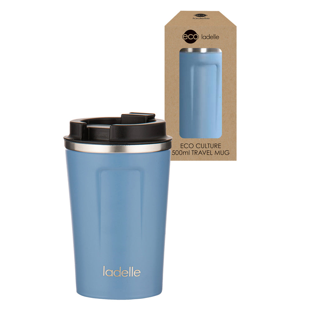 60889-ladelle-eco-culture-stainless-steel-pp-17cm-500ml-travel-mug-blue