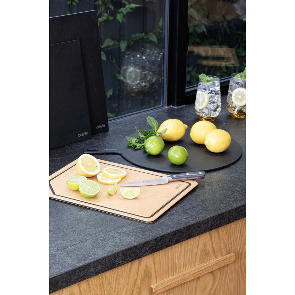 60893-ladelle-eco-gourmet-series-wood-fibre-46cm-serving-board-round-black
