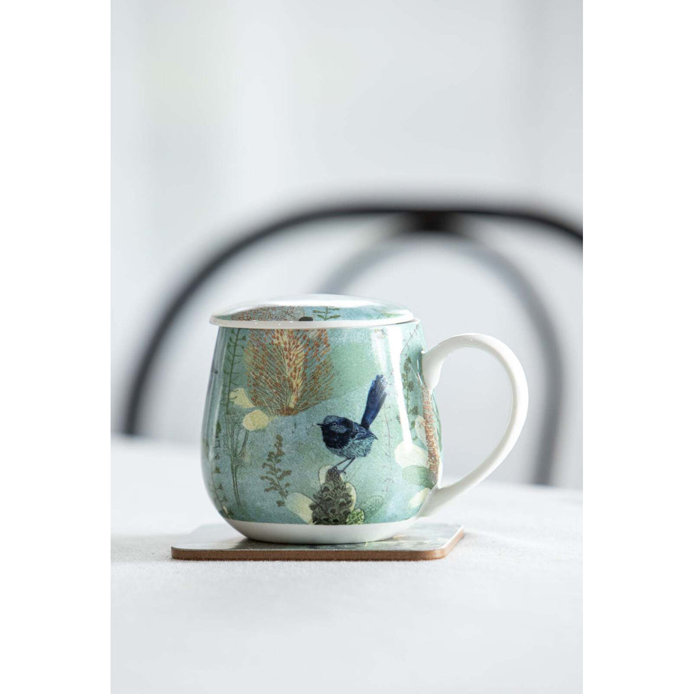 521821-3pc-ashdene-new-bone-china-430ml-enchanting-banksia-mug-infuser-green