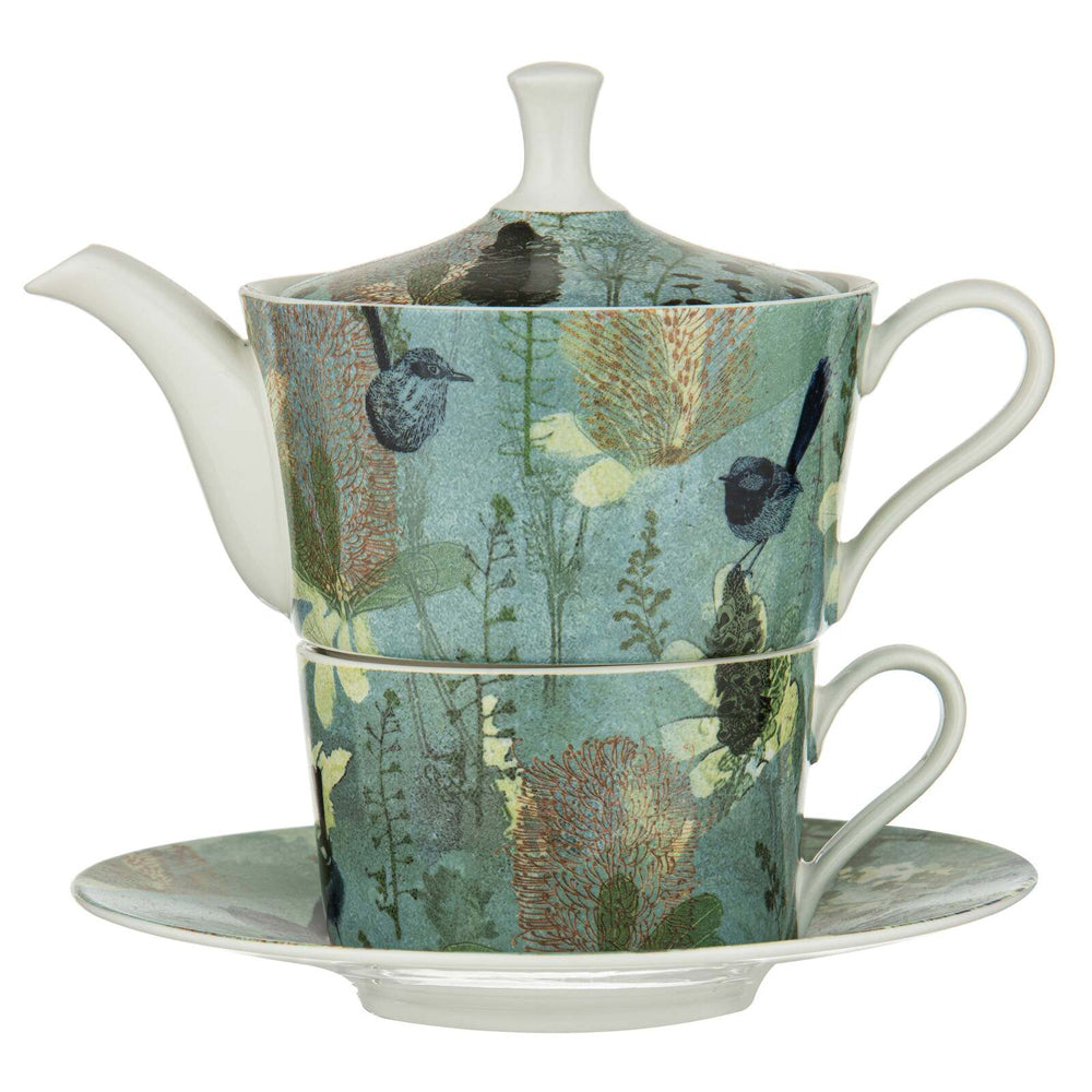 521822-ashdene-new-bone-china-enchanting-banksia-tea-for-one-green