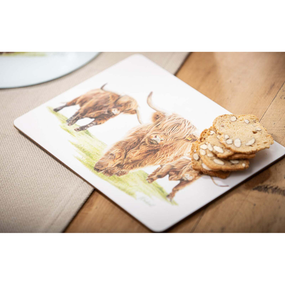 521833-6pc-ashdene-hardboard-cork-29cm-highland-herd-placemat-set