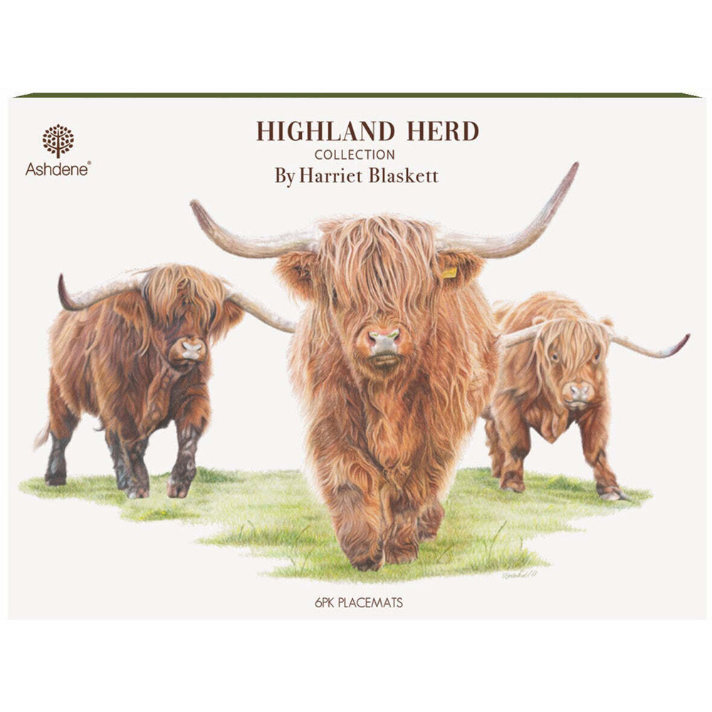 521833-6pc-ashdene-hardboard-cork-29cm-highland-herd-placemat-set