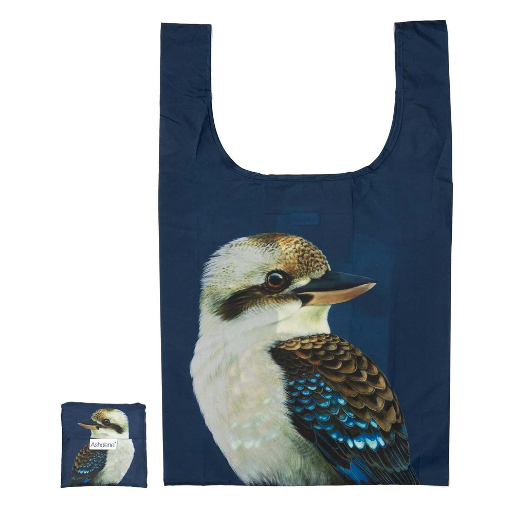 521878-ashdene-plastic-64x36cm-modern-birds-kookaburra-shopping-bag