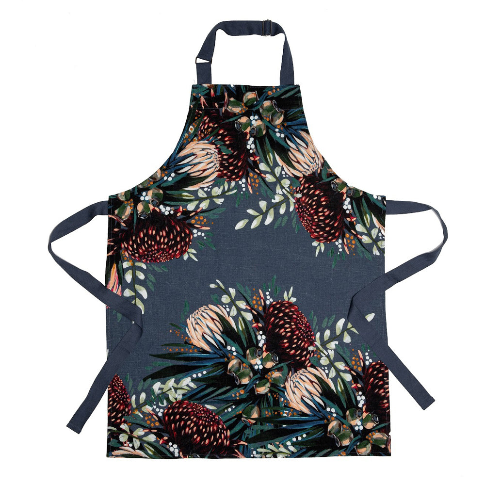 521937-ashdene-linen-70x90cm-radiance-midnight-apron-blue