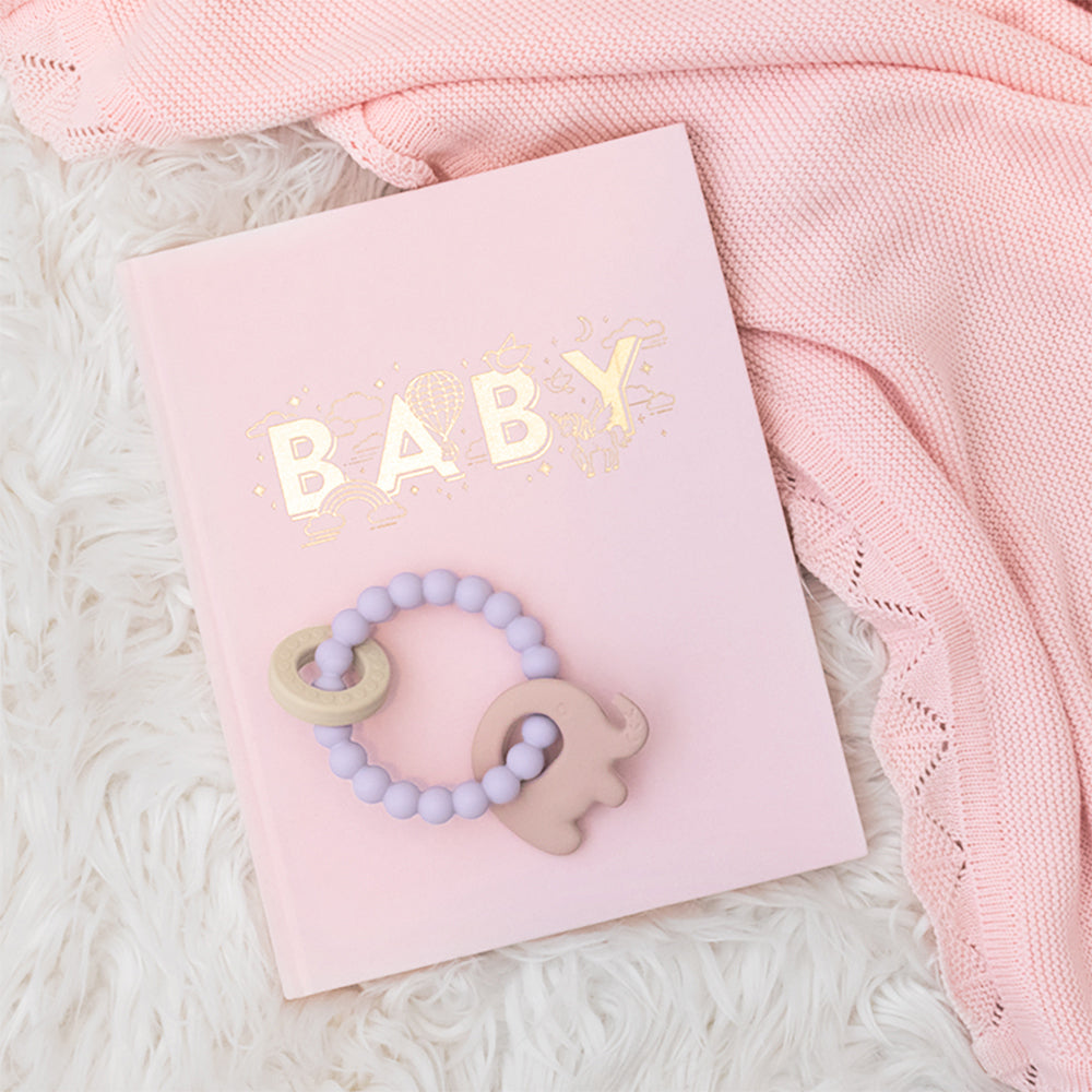 4236111-playground-baby-11cm-silicone-beechwood-elephant-teether-3m-lilac