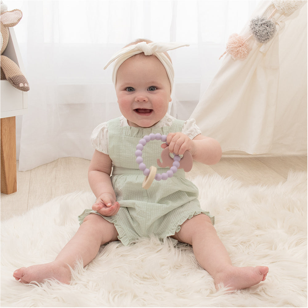 4236111-playground-baby-11cm-silicone-beechwood-elephant-teether-3m-lilac