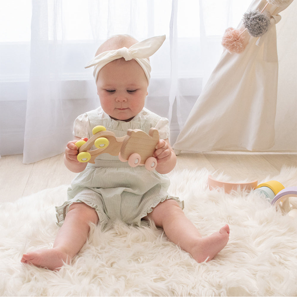 4236114-playground-11cm-push-a-long-bunny-wooden-toy-baby-infant-6m