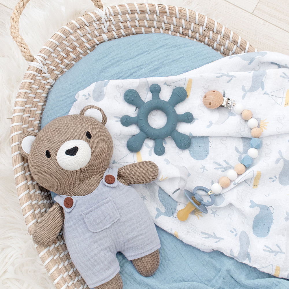 4236118-playground-baby-12cm-silicone-splash-teether-4m-steel-blue