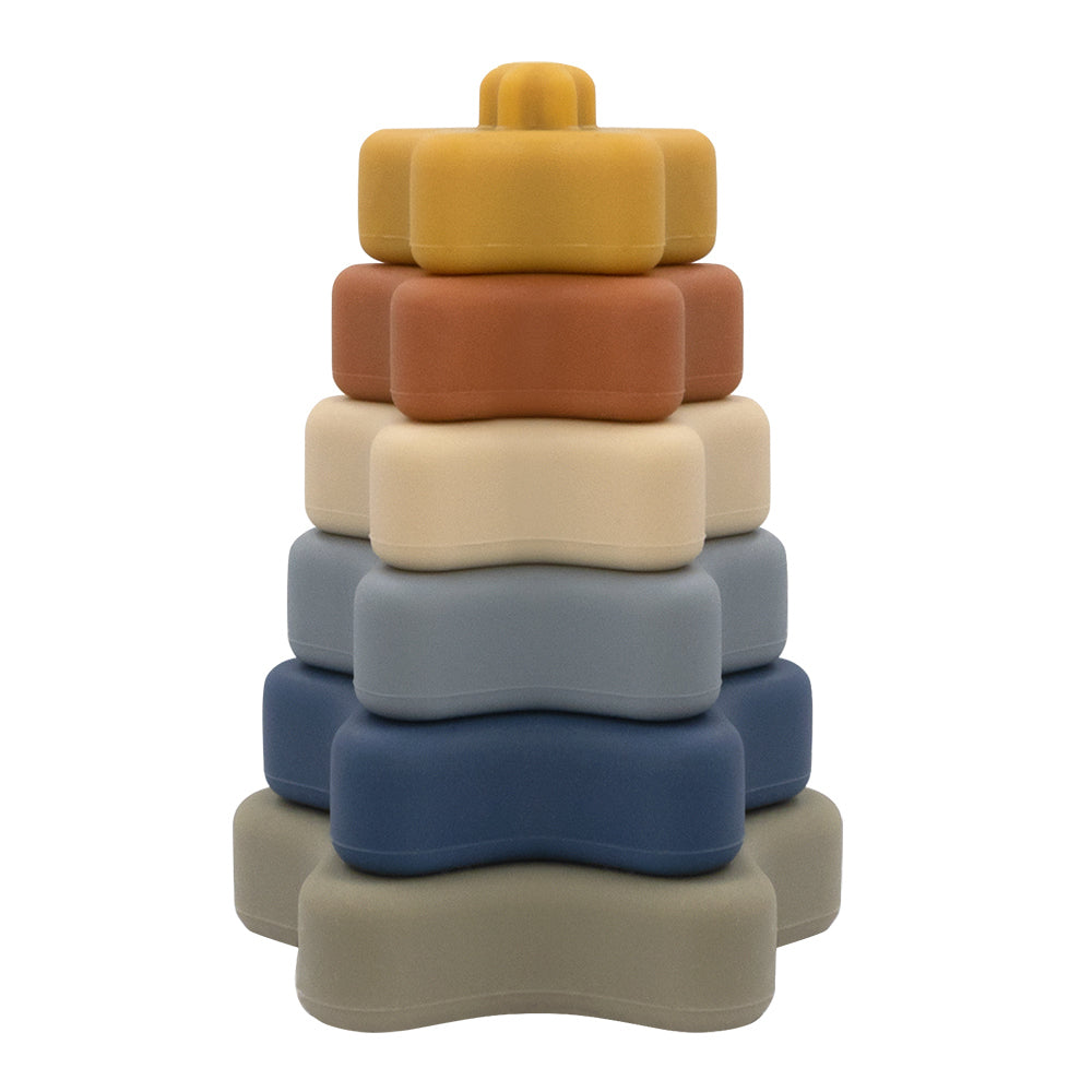 4237104-playground-13cm-silicone-star-stacking-tower-baby-toy-6m