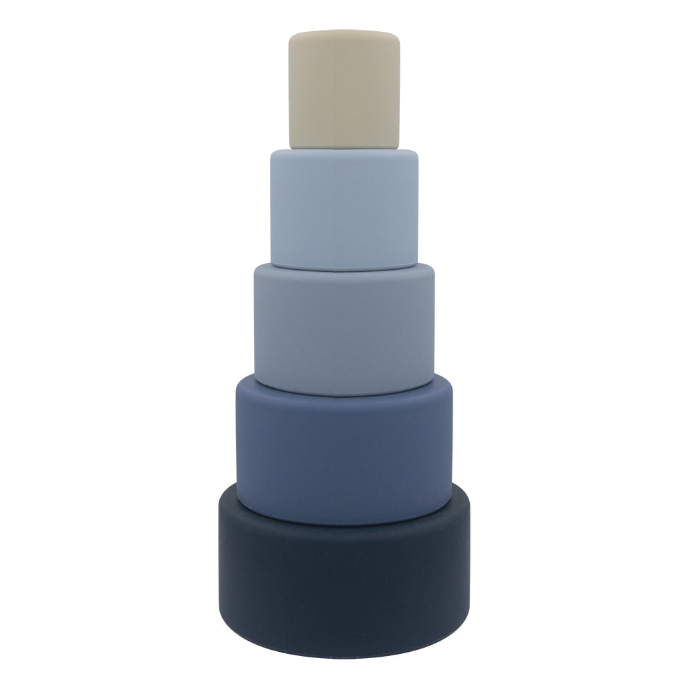 4237106-playground-round-silicone-nesting-blocks-baby-6m-toy-blue