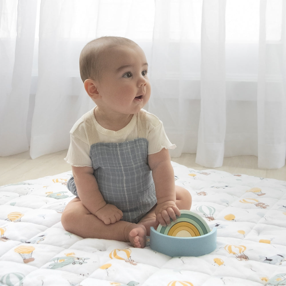 4237110-playground-14cm-silicone-rainbow-puzzle-baby-infant-6m-steel-blue