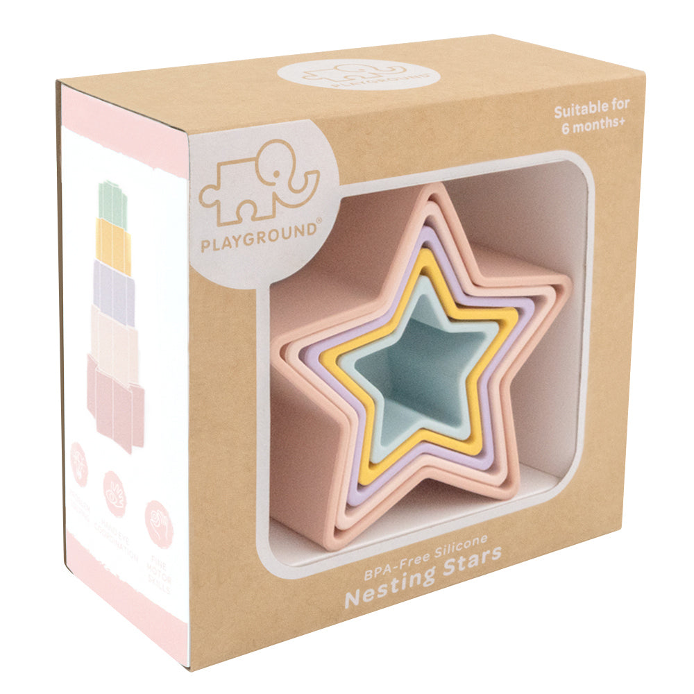 4237112-playground-silicone-nesting-stars-baby-infant-toy-6m