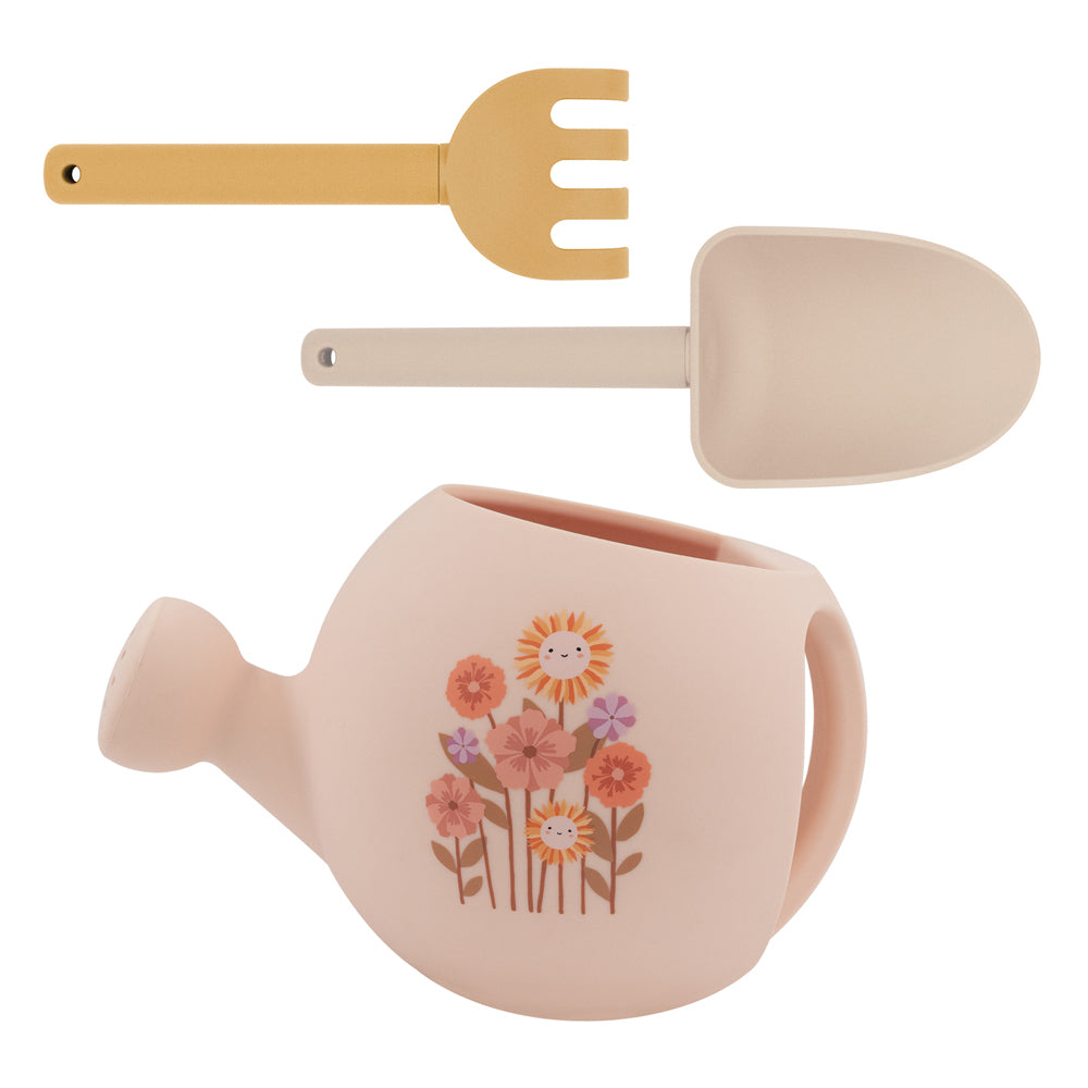 4238391-3pc-playground-my-first-garden-watering-can-rake-spade-set-toy-pink-flowers