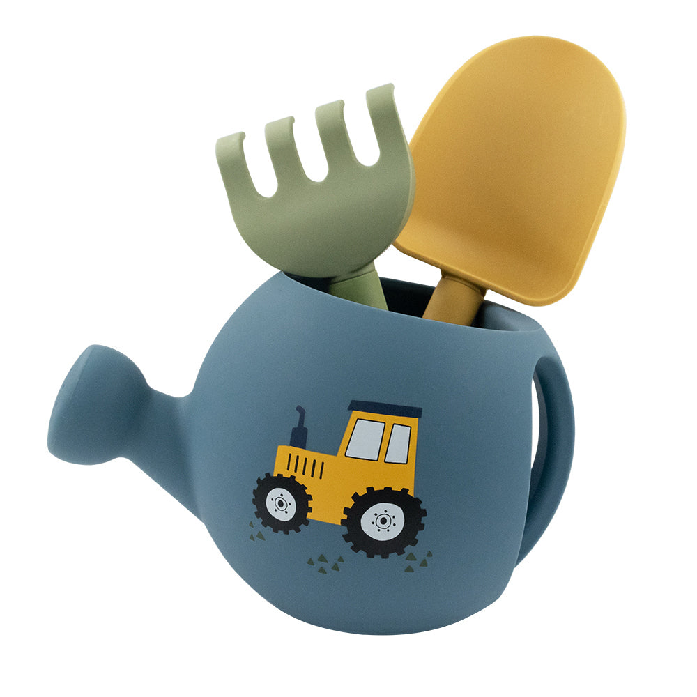4238392-3pc-playground-my-first-garden-watering-can-rake-spade-set-toy-tractor