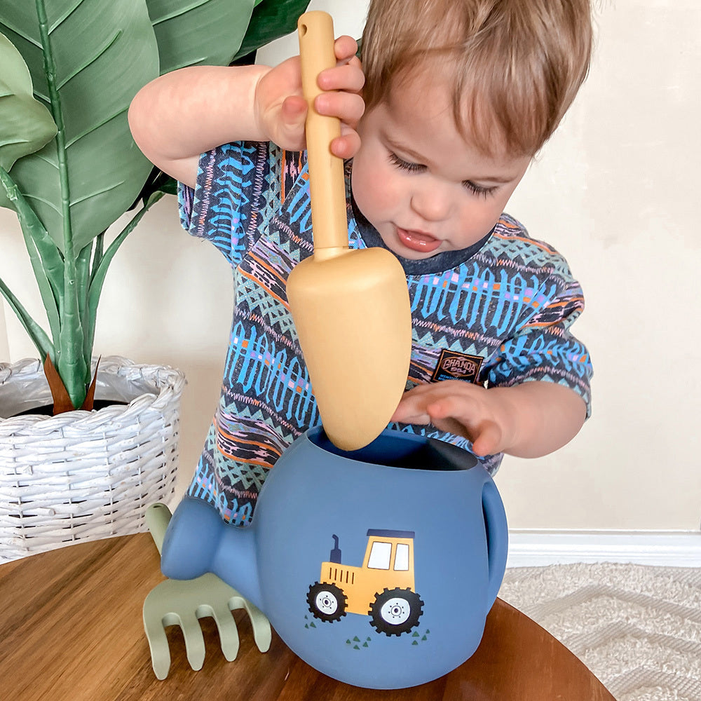 4238392-3pc-playground-my-first-garden-watering-can-rake-spade-set-toy-tractor