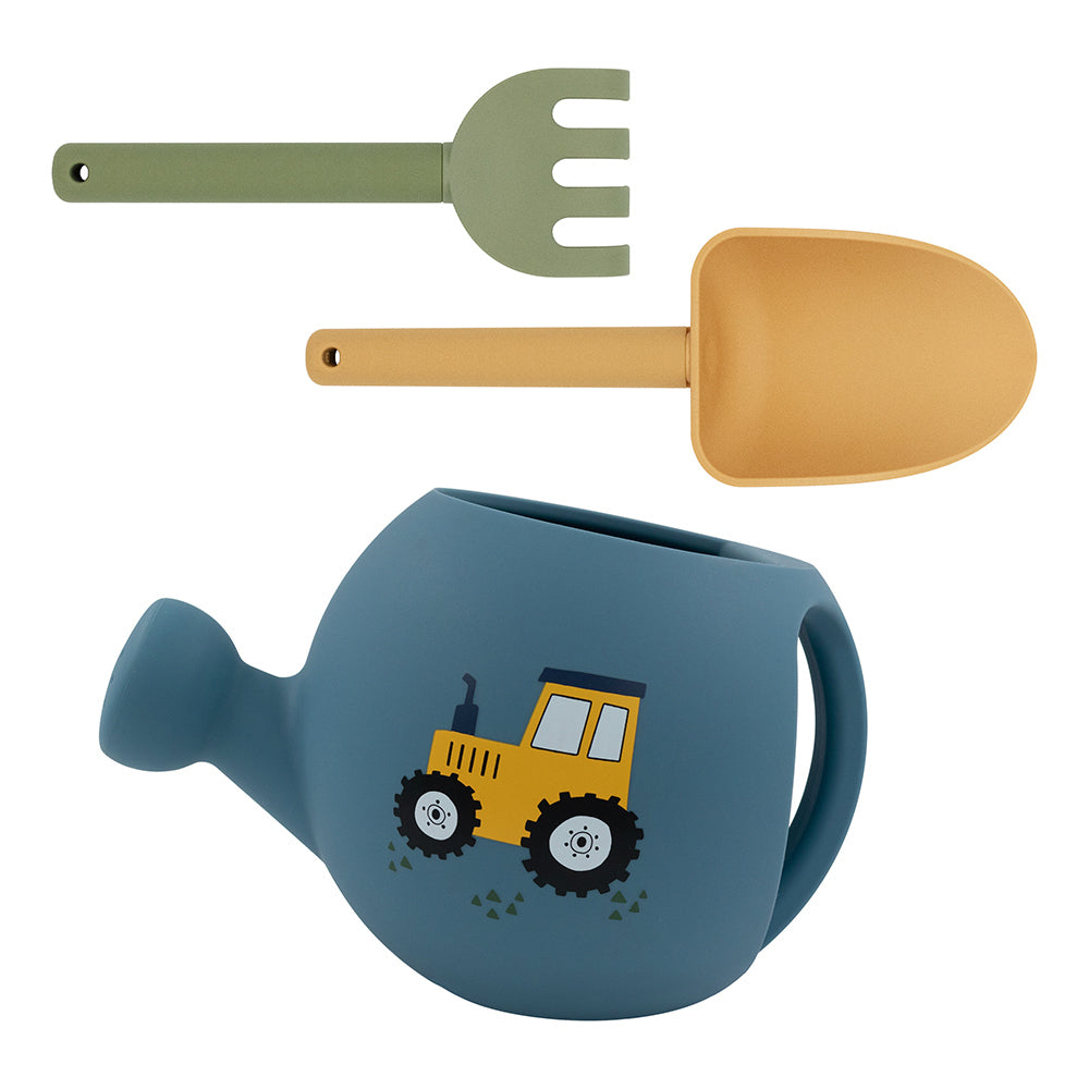 4238392-3pc-playground-my-first-garden-watering-can-rake-spade-set-toy-tractor