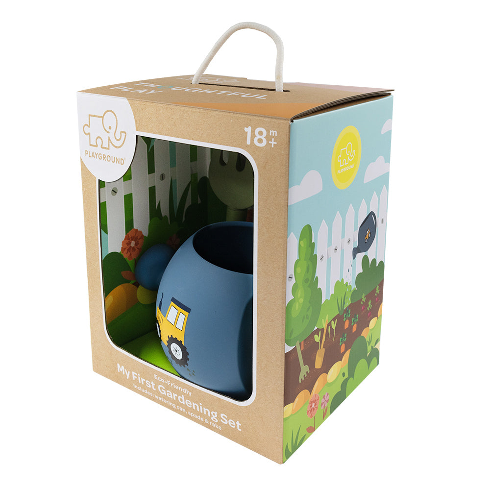 4238392-3pc-playground-my-first-garden-watering-can-rake-spade-set-toy-tractor