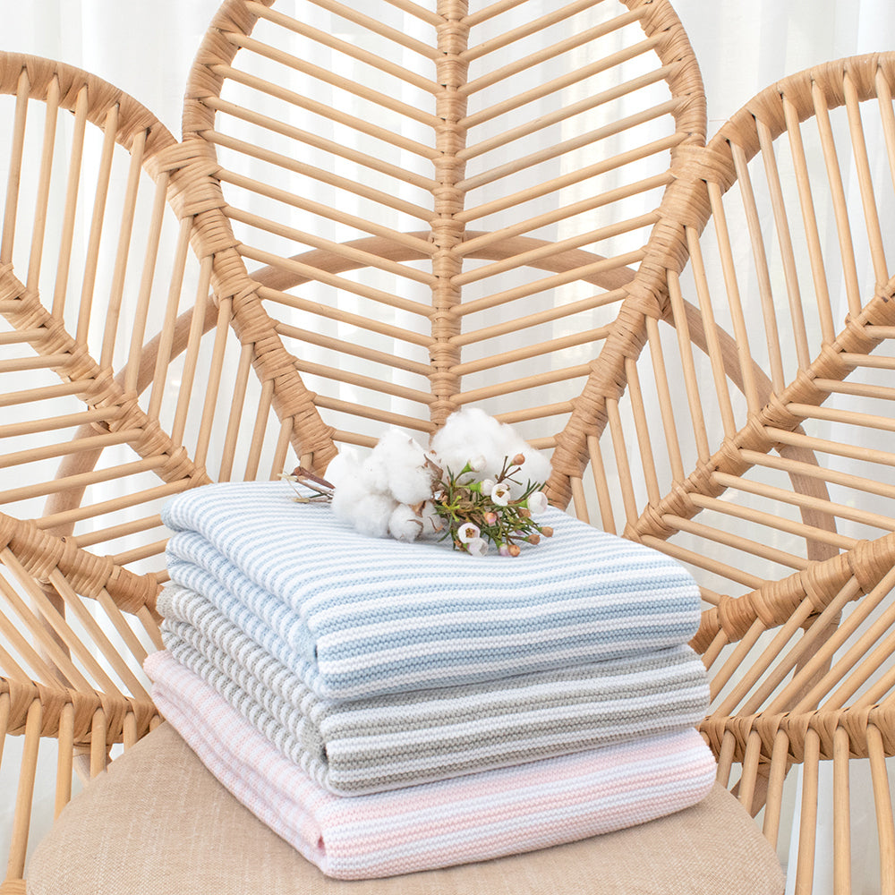 4322844-living-textiles-baby-85cm-cotton-knitted-stripe-blanket-blue-white
