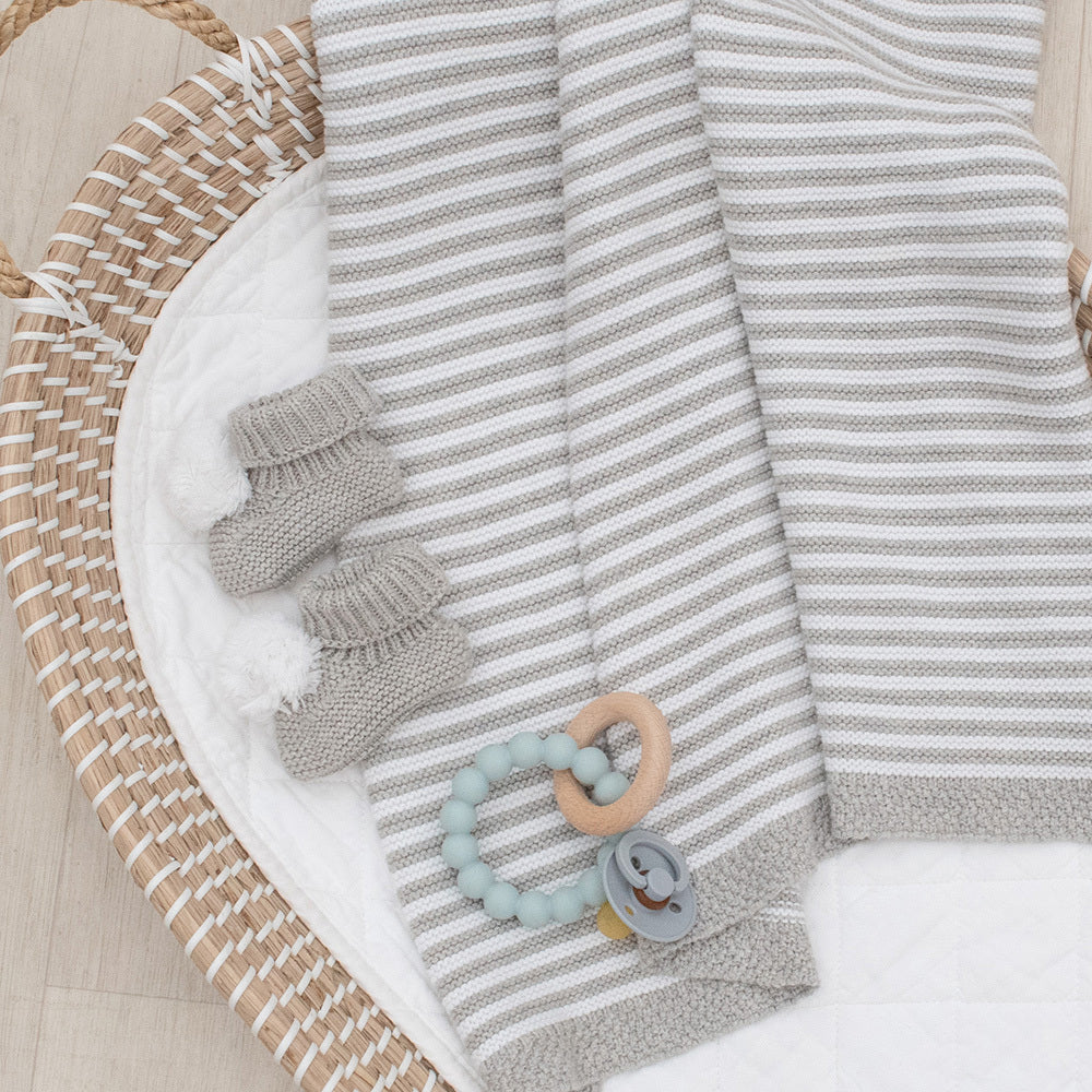 4322847-living-textiles-baby-85cm-cotton-knitted-stripe-blanket-grey-white