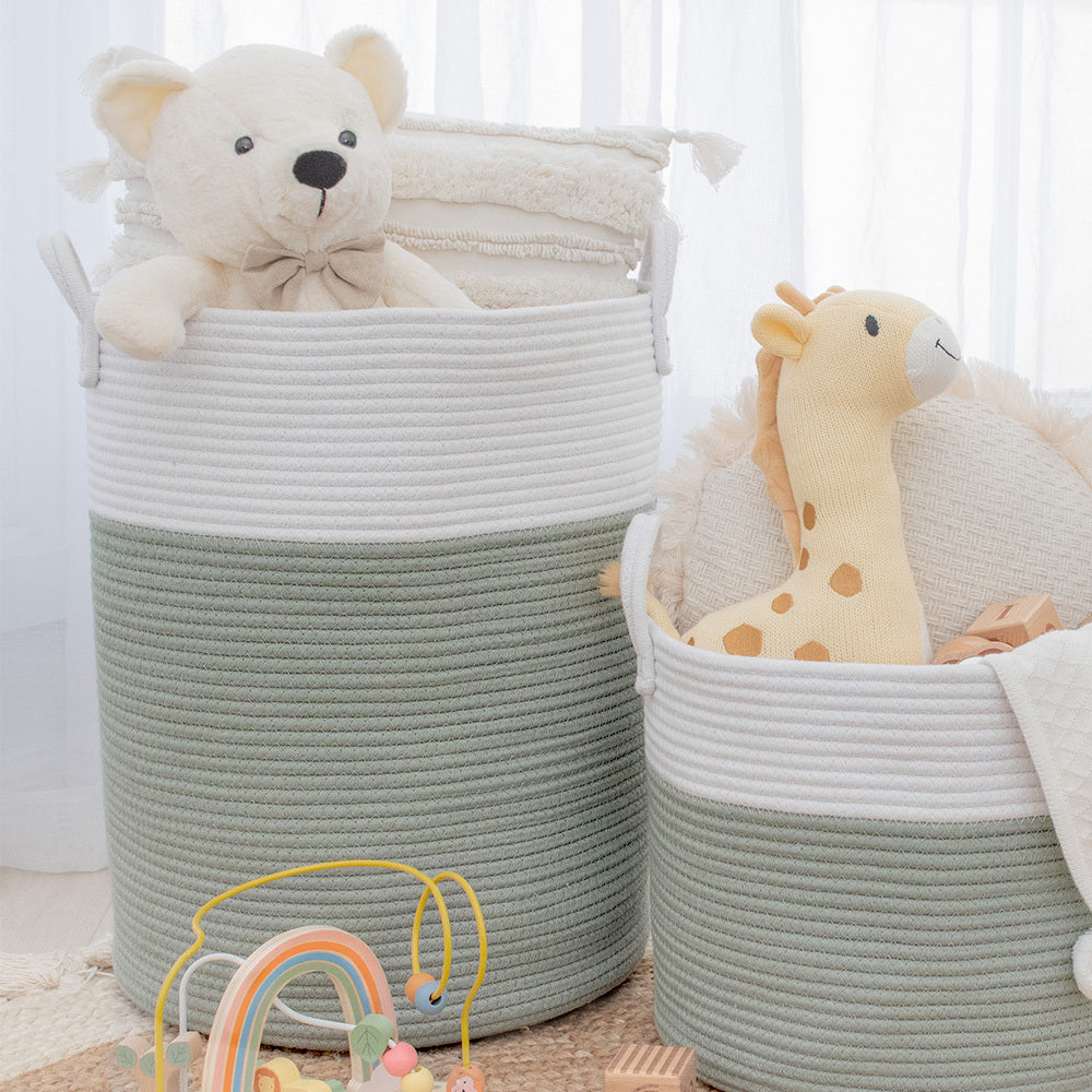 6610843-living-textiles-50cm-cotton-rope-hamper-large-white-sage