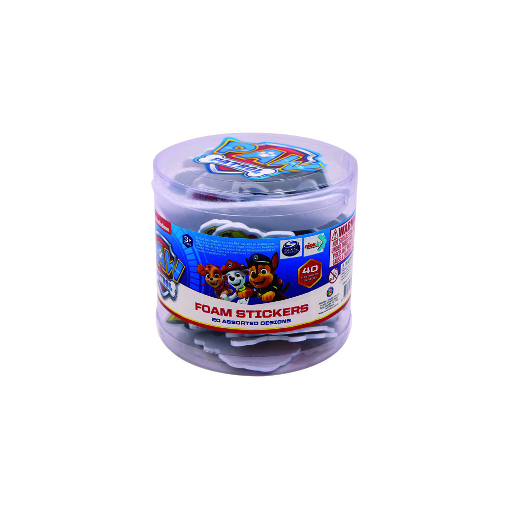 300-11026-40pc-haven-paw-patrol-kids-children-foam-stickers-set-3y