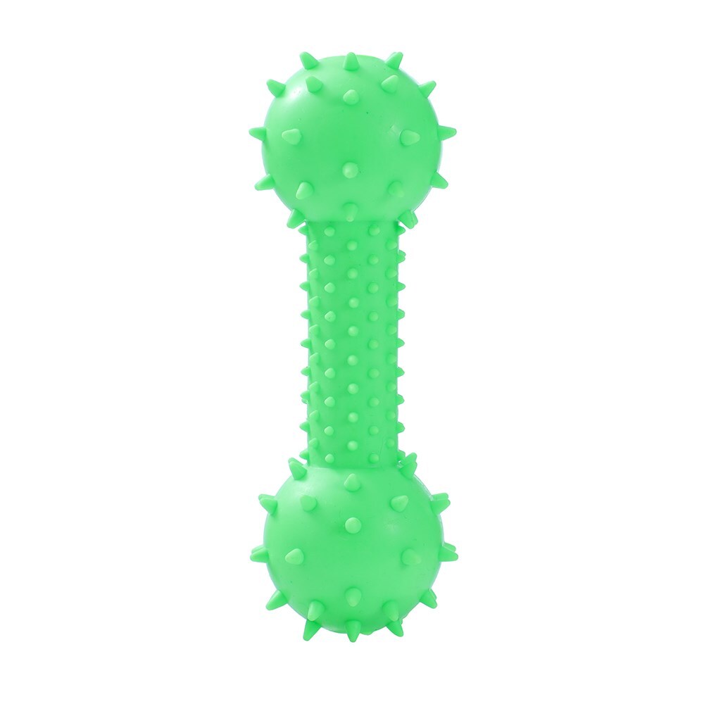36034-paws-claws-rubber-14-5x5cm-dumbbell-pet-dog-toy-assorted